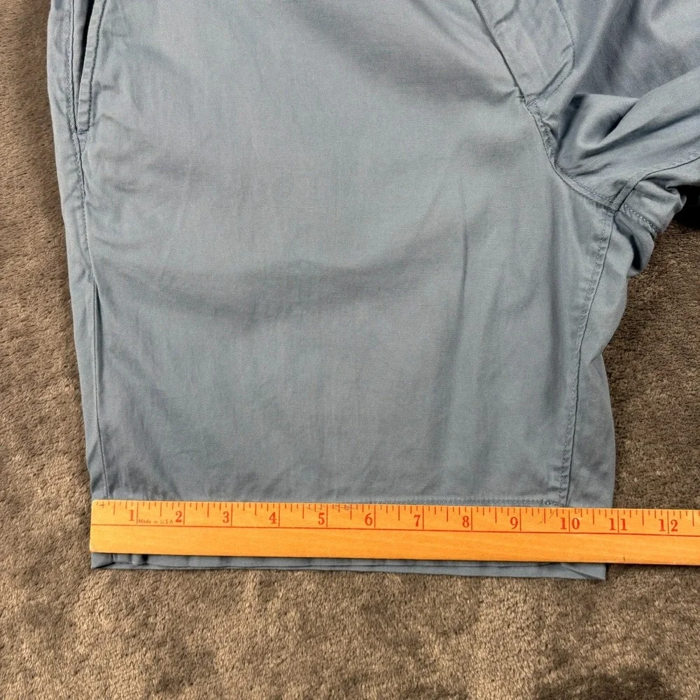 Faherty Shorts Mens 32 Blue Movement Chino Organic Cotton Stretch Refibra Casual